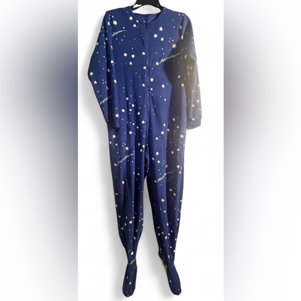 Nick & Nora Blue Starry Fleece Pajamas